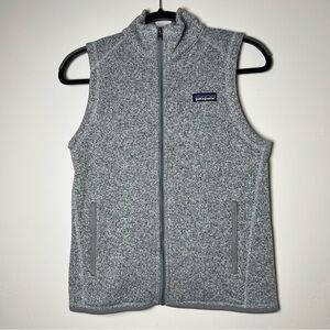 Patagonia Gray Fleece Vest EUC comfy warm cozy winter Small Activewear Outdoor